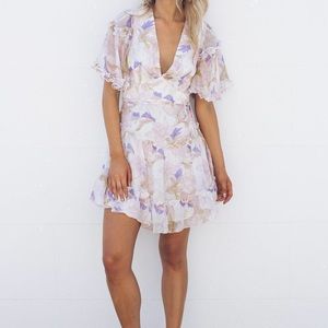 Boho floral dress